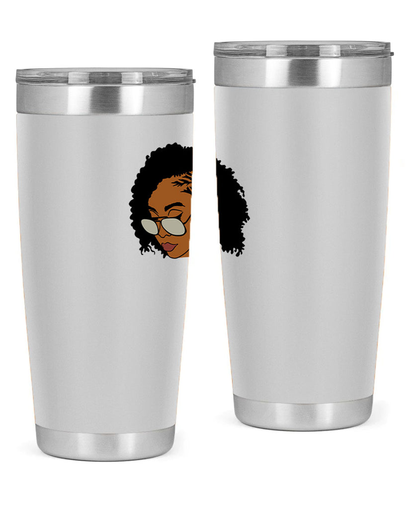 black afro 47#- women-girls- Tumbler