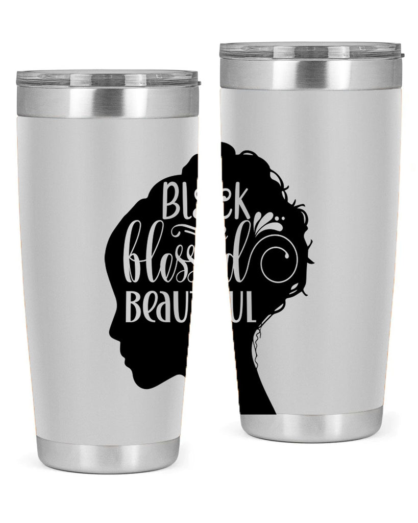 black blessed beautiful Style 62#- women-girls- Tumbler