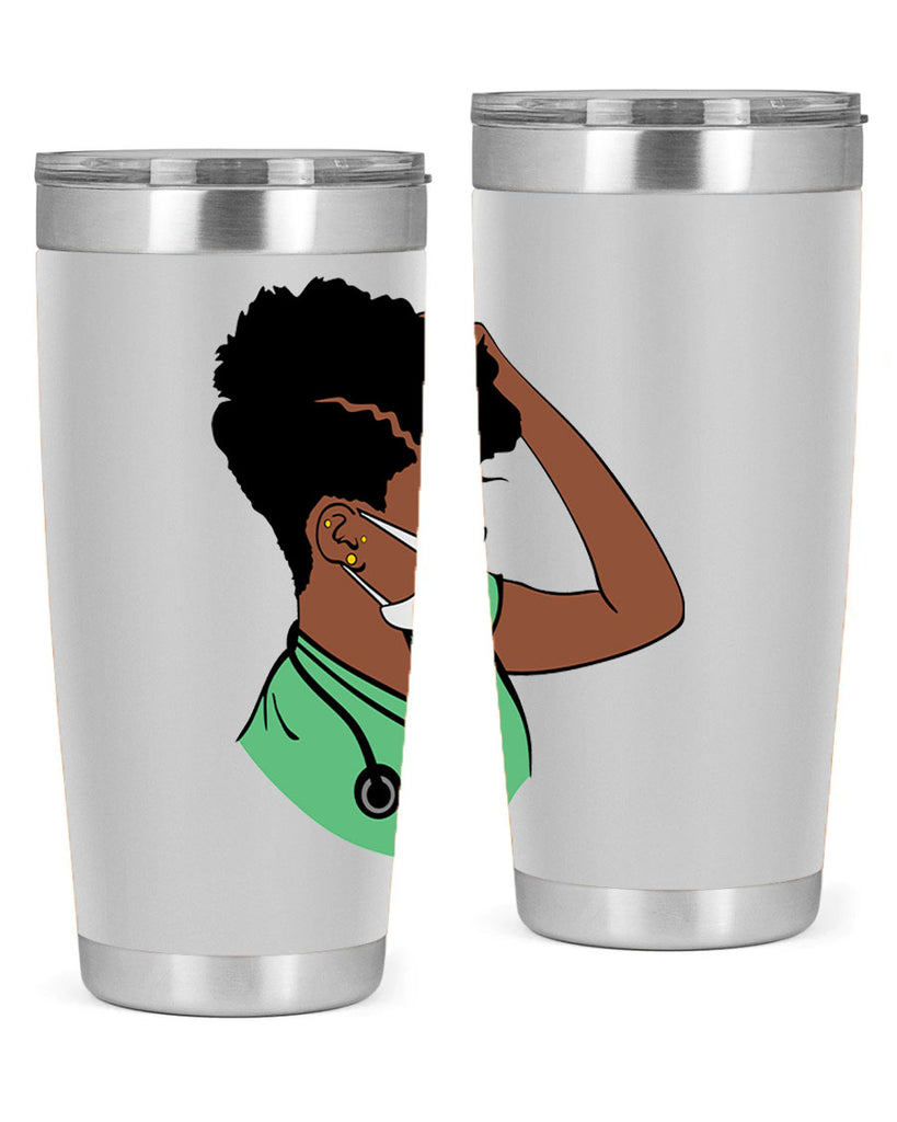 black nurse 2#- women-girls- Tumbler