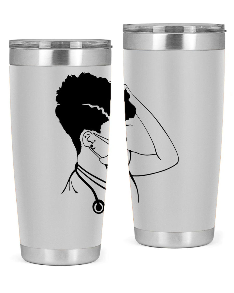 black nurse 3#- women-girls- Tumbler