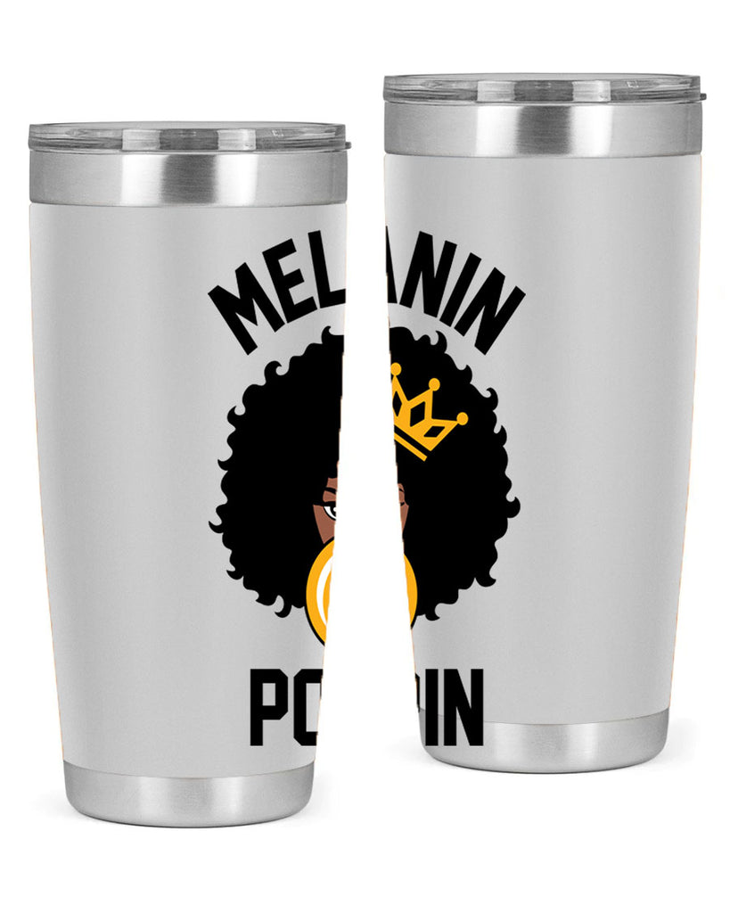 melanin poppin afro girl 25#- women-girls- Tumbler