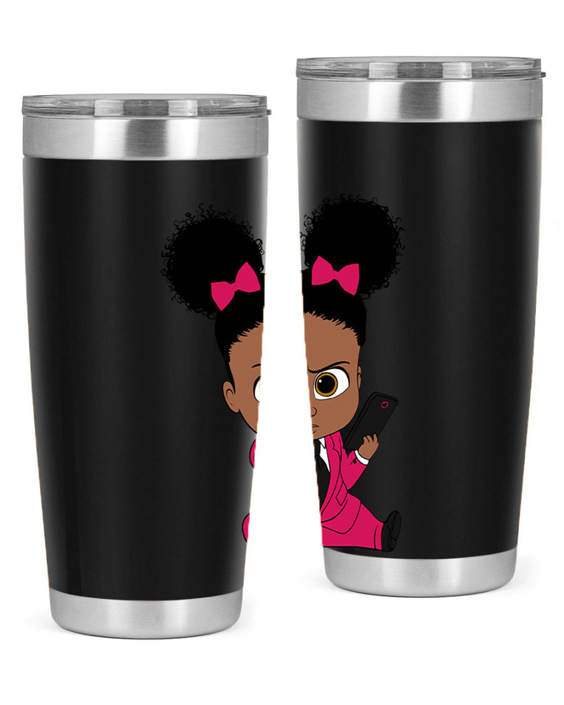 Black girl style 3#- women-girls- Tumbler