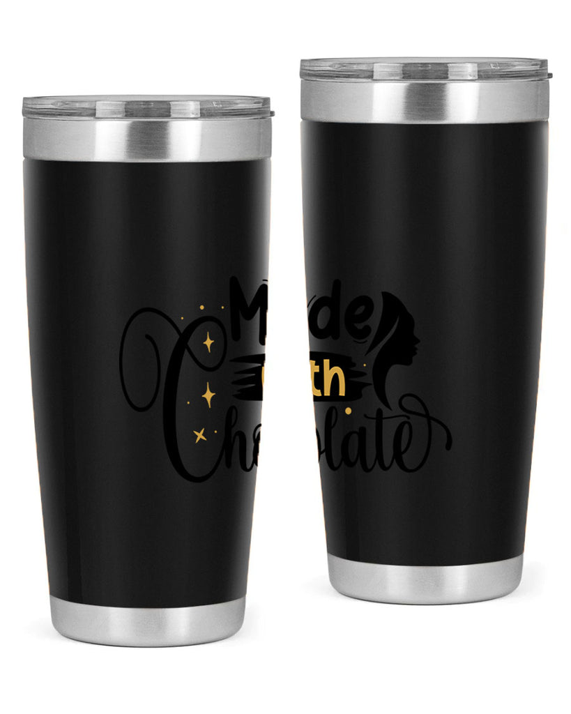 Made with chocolate Style 24#- women-girls- Tumbler