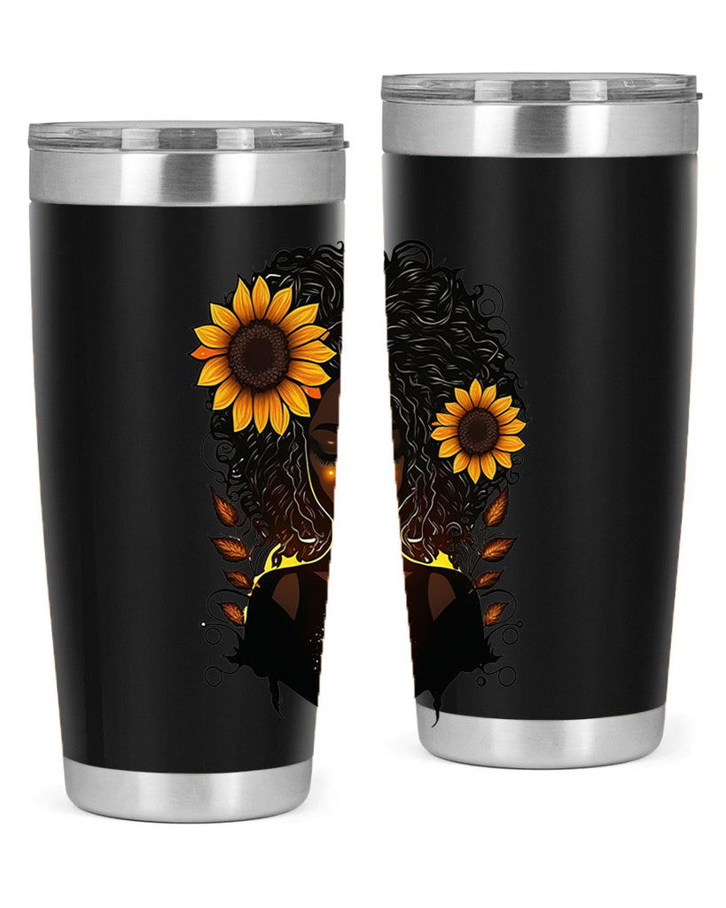 Sparkling Black Girl Design 13#- women-girls- Tumbler