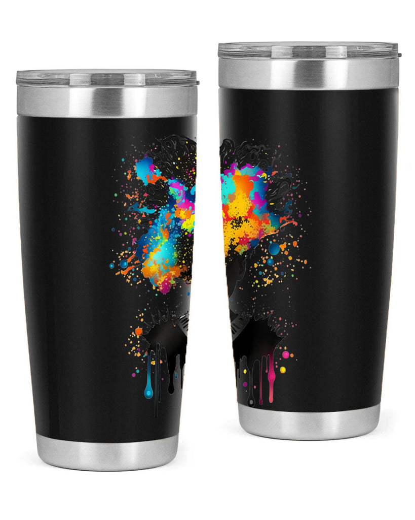 Sparkling Black Girl Design 16#- women-girls- Tumbler