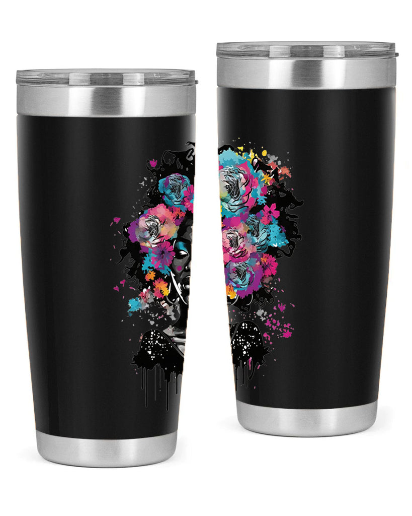 Sparkling Black Girl Design 17#- women-girls- Tumbler