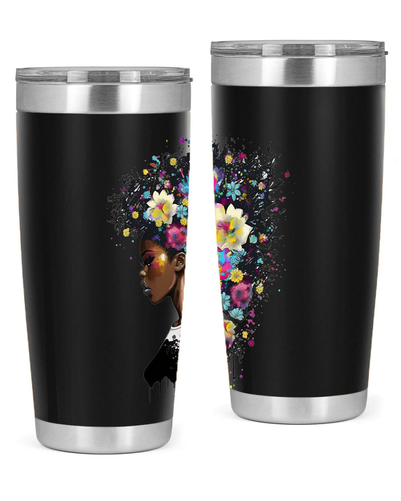 Sparkling Black Girl Design 2#- women-girls- Tumbler