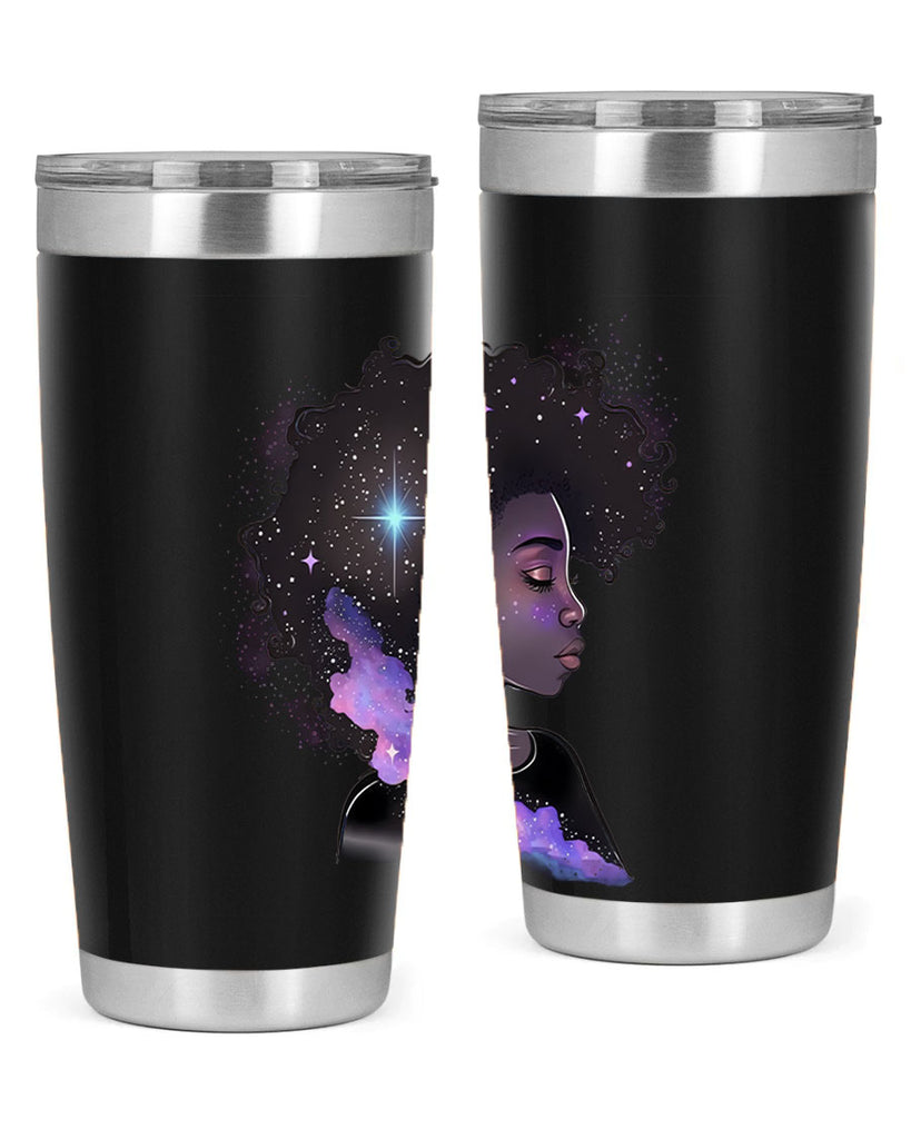 Sparkling Black Girl Design 4#- women-girls- Tumbler