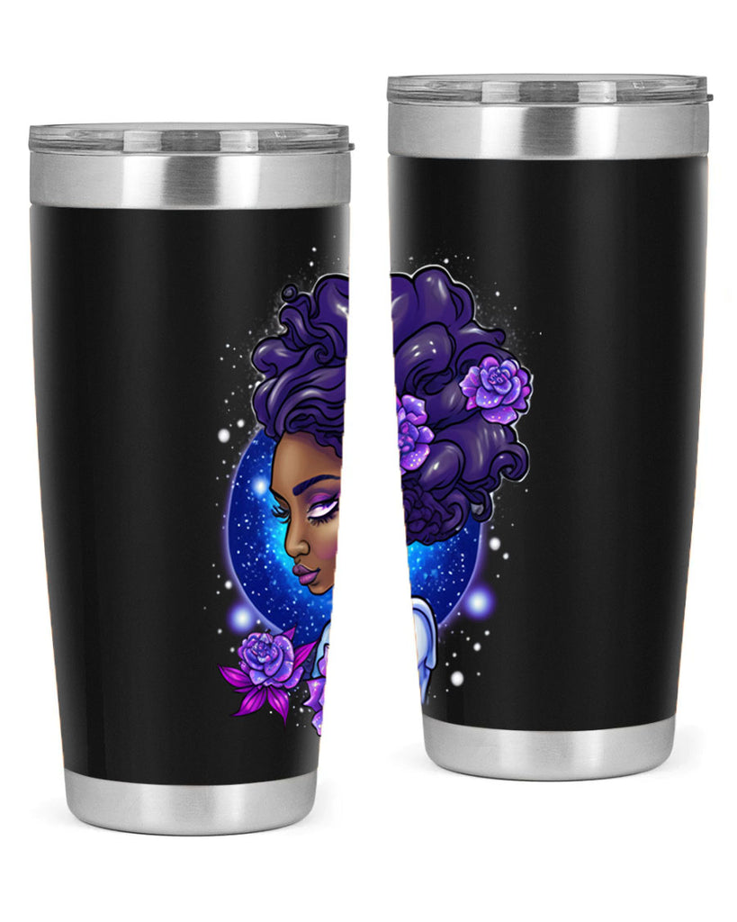 Sparkling Black Girl Design 7#- women-girls- Tumbler