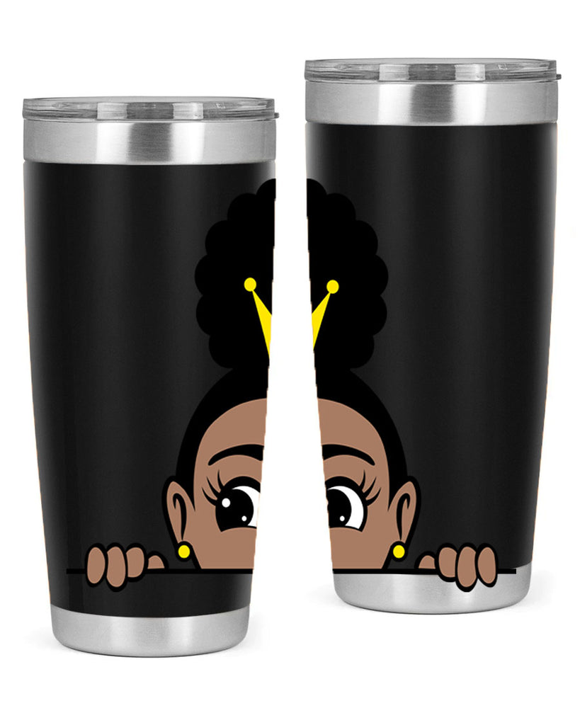 afro puff crown girl 2#- women-girls- Tumbler