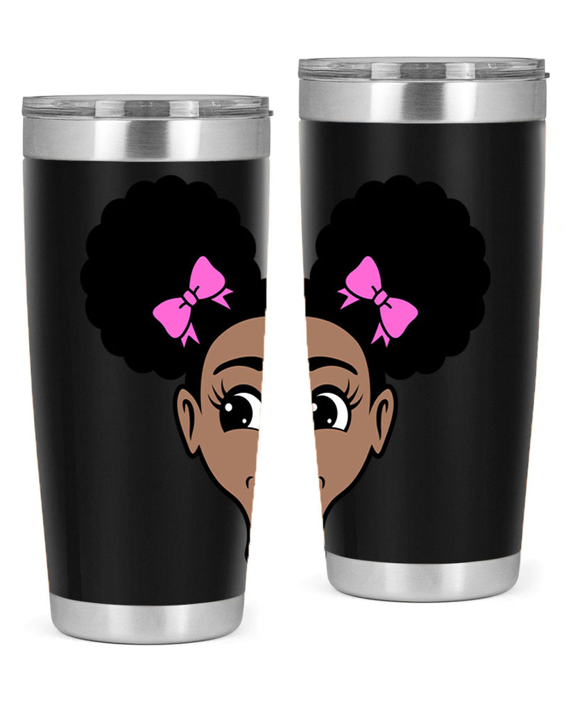 afro puffs girl 76#- women-girls- Tumbler