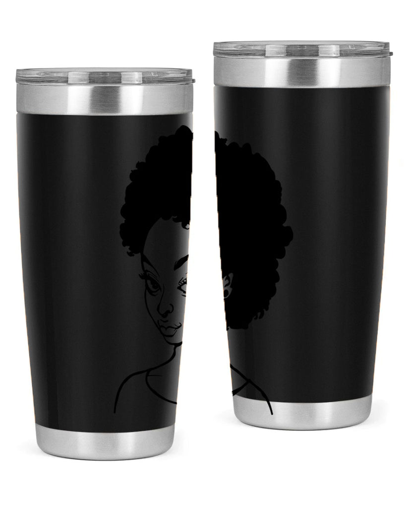 afro woman girl lady 68#- women-girls- Tumbler