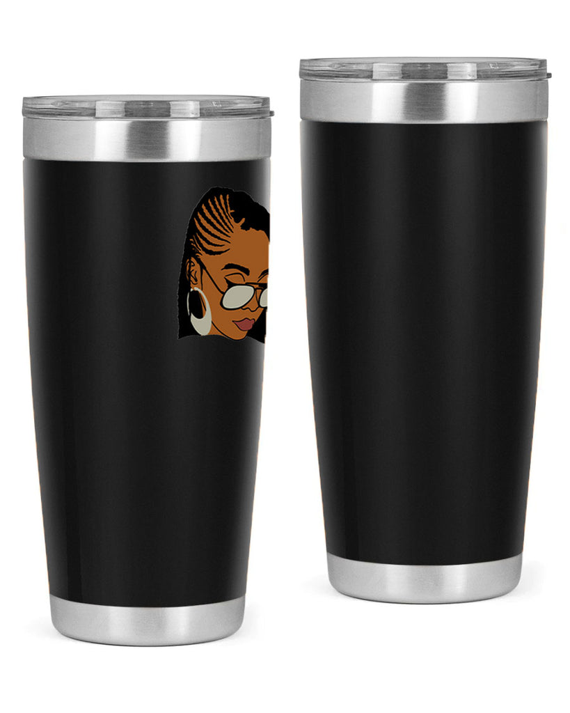 black afro 39#- women-girls- Tumbler