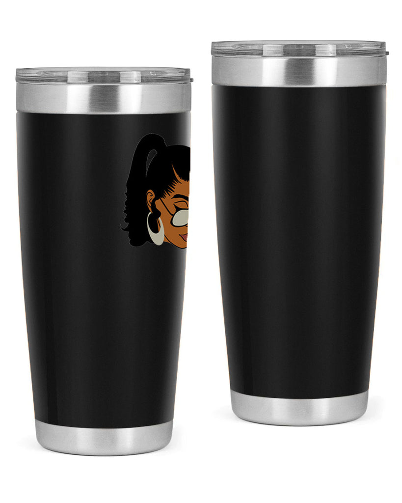 black afro 42#- women-girls- Tumbler