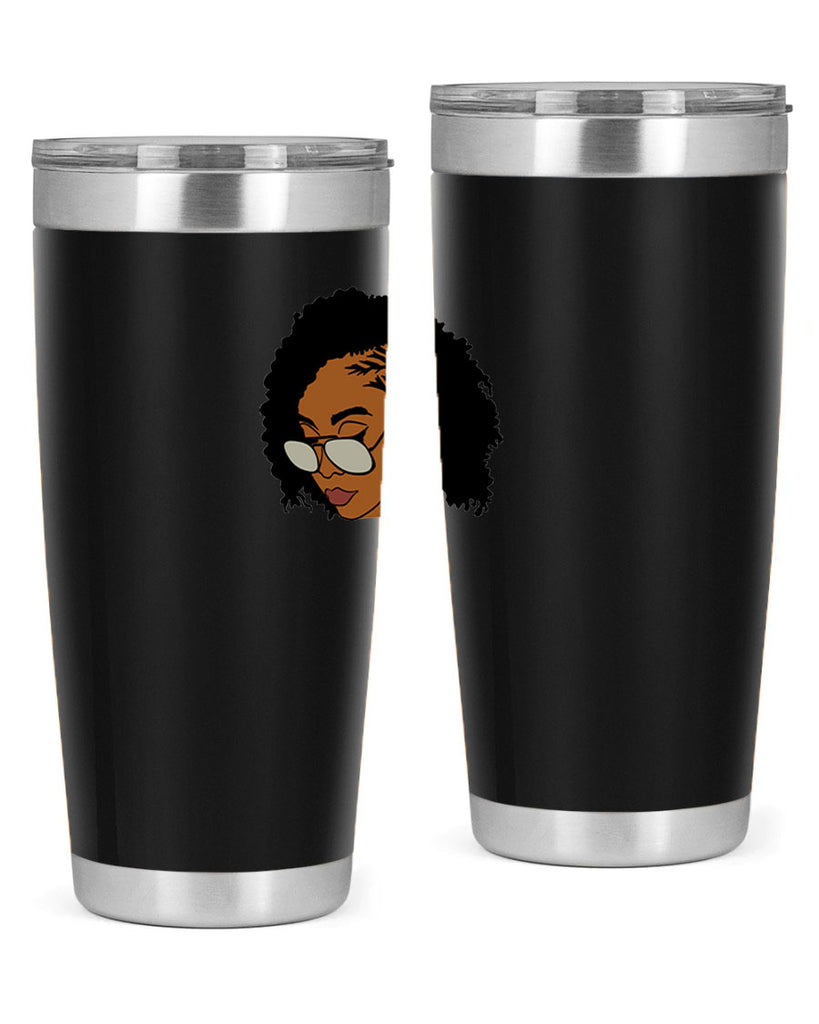 black afro 47#- women-girls- Tumbler