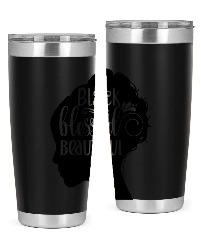 black blessed beautiful Style 62#- women-girls- Tumbler