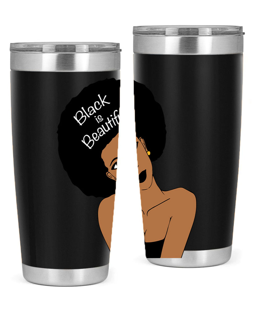 black is beautiful 13#- women-girls- Tumbler