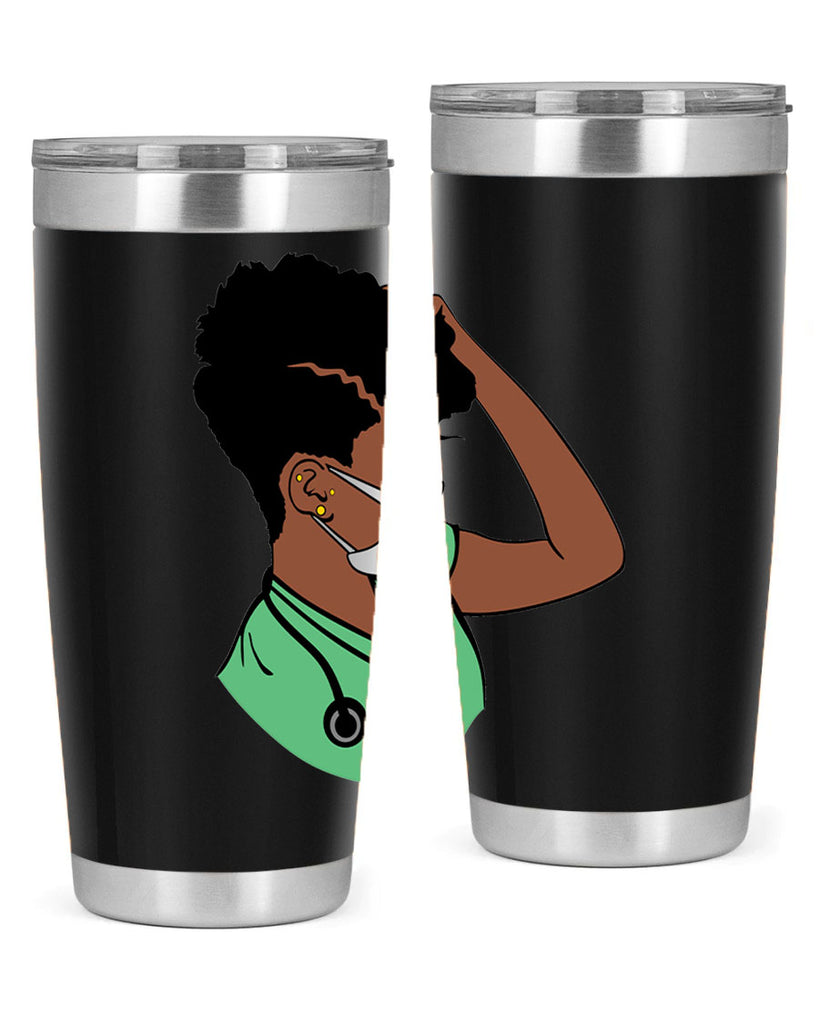 black nurse 2#- women-girls- Tumbler