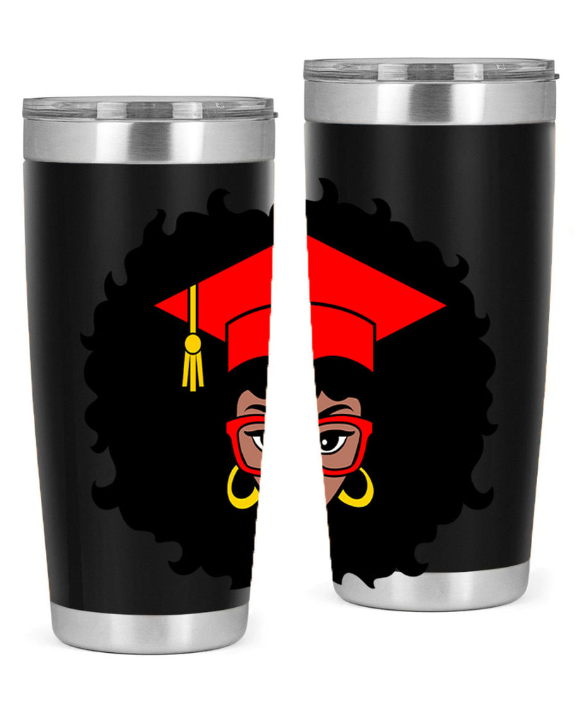 graduation black woman 32#- women-girls- Tumbler