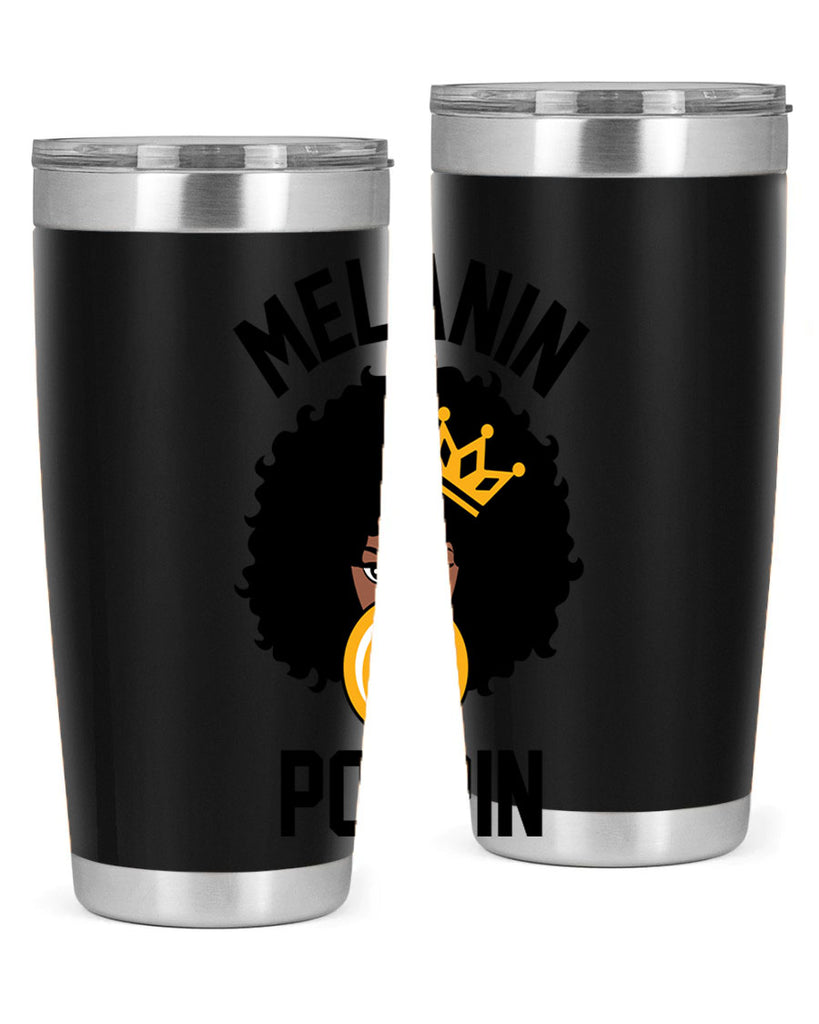 melanin poppin afro girl 25#- women-girls- Tumbler