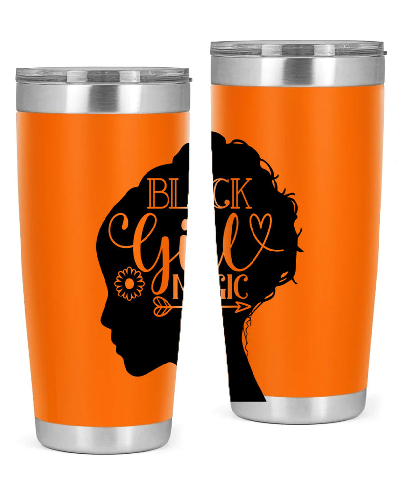 Black girl magic Style 59#- women-girls- Tumbler
