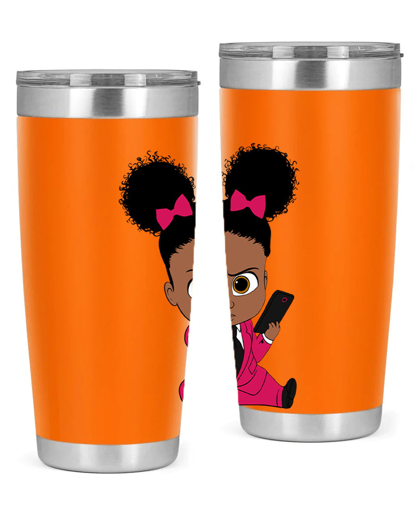 Black girl style 3#- women-girls- Tumbler