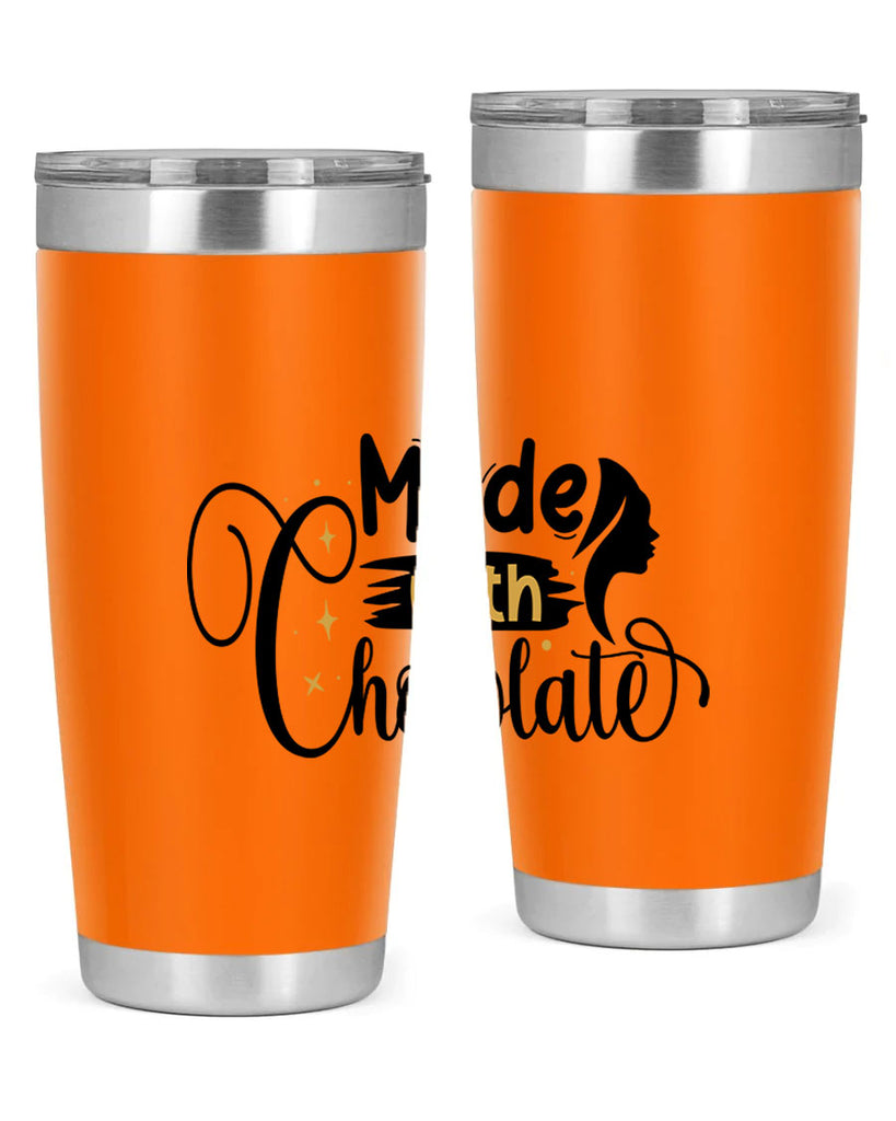 Made with chocolate Style 24#- women-girls- Tumbler