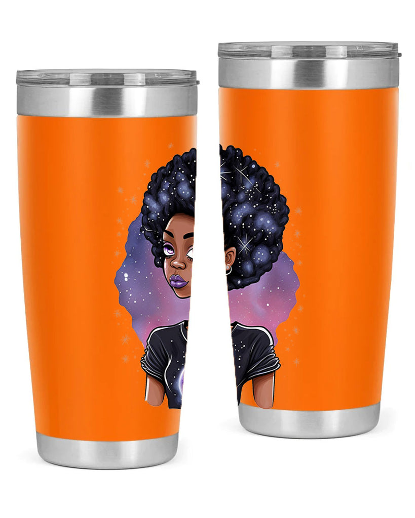 Sparkling Black Girl Design 11#- women-girls- Tumbler
