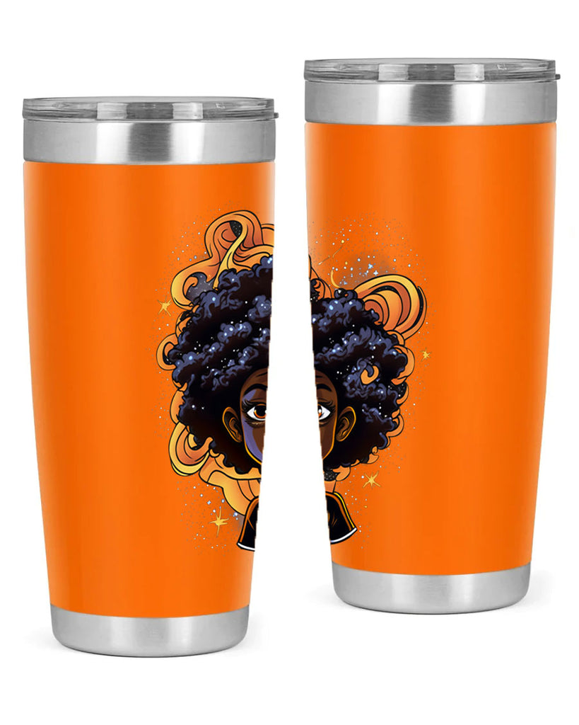 Sparkling Black Girl Design 12#- women-girls- Tumbler