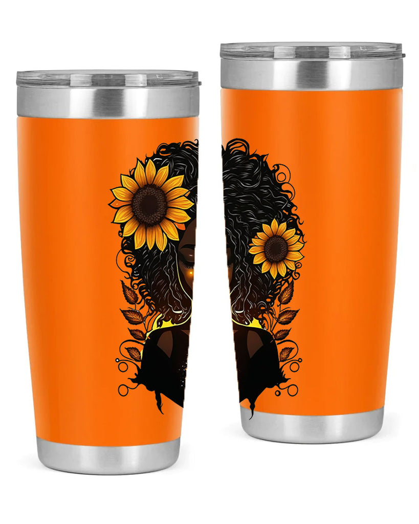Sparkling Black Girl Design 13#- women-girls- Tumbler