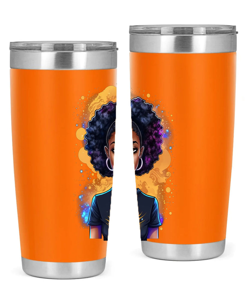 Sparkling Black Girl Design 15#- women-girls- Tumbler