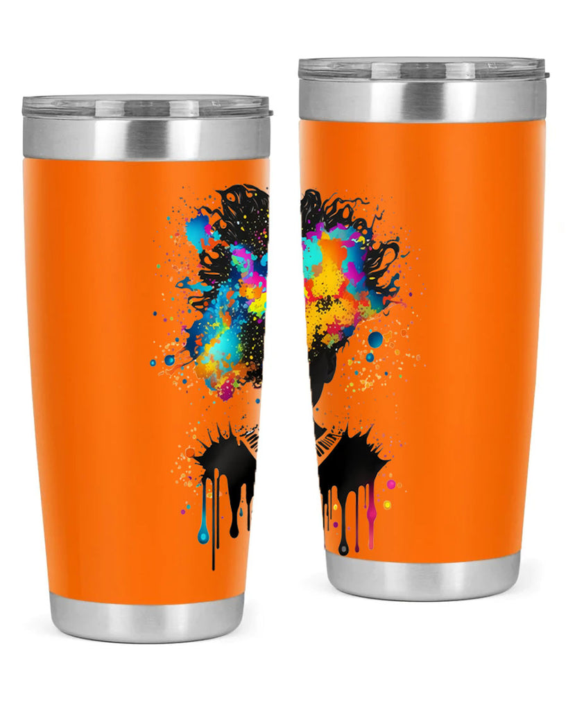 Sparkling Black Girl Design 16#- women-girls- Tumbler