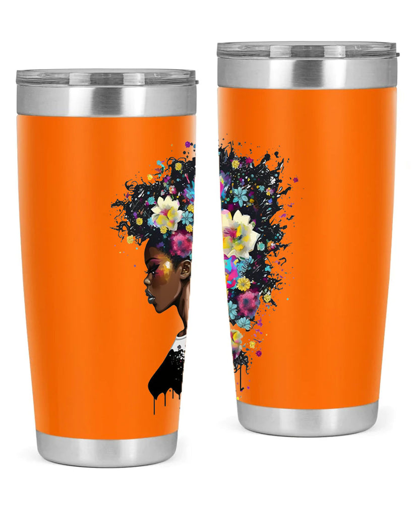 Sparkling Black Girl Design 2#- women-girls- Tumbler