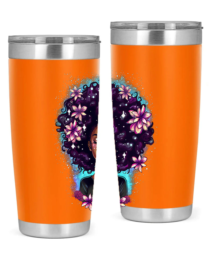 Sparkling Black Girl Design 3#- women-girls- Tumbler