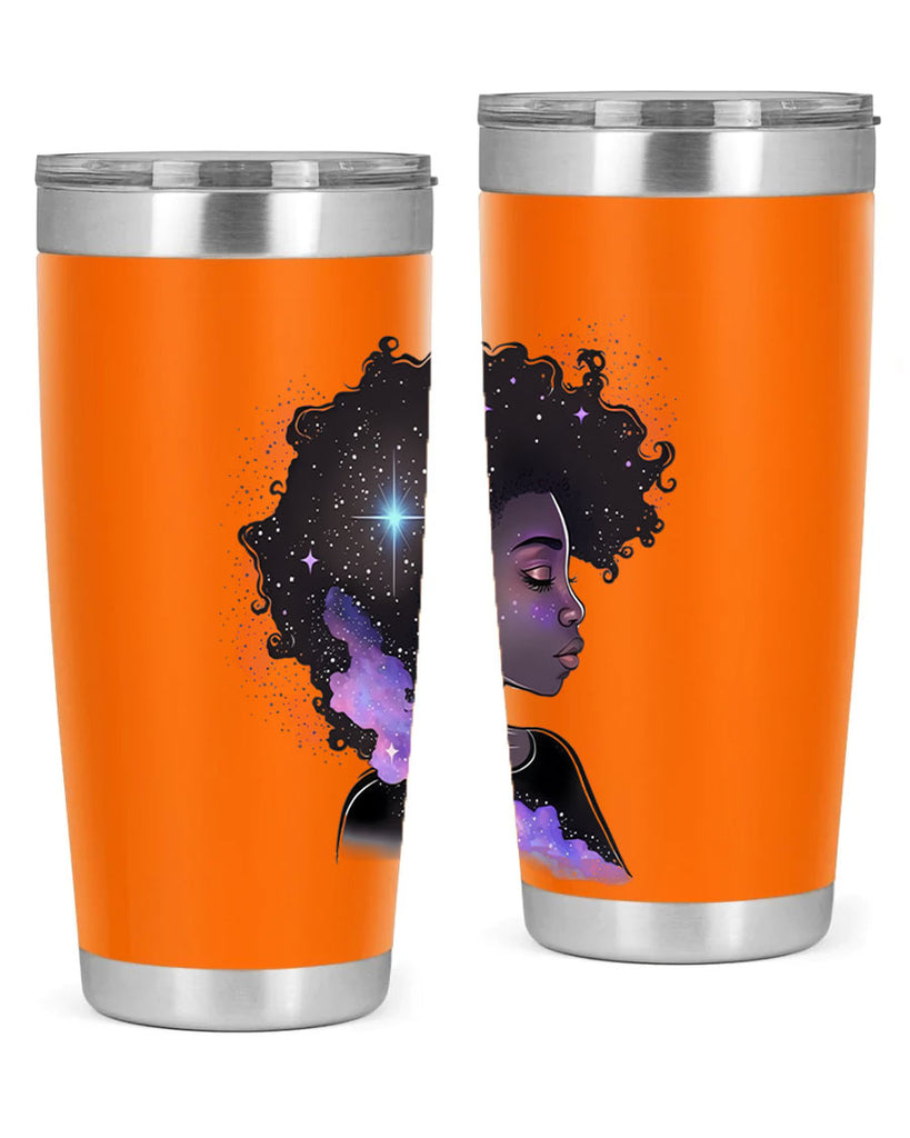 Sparkling Black Girl Design 4#- women-girls- Tumbler