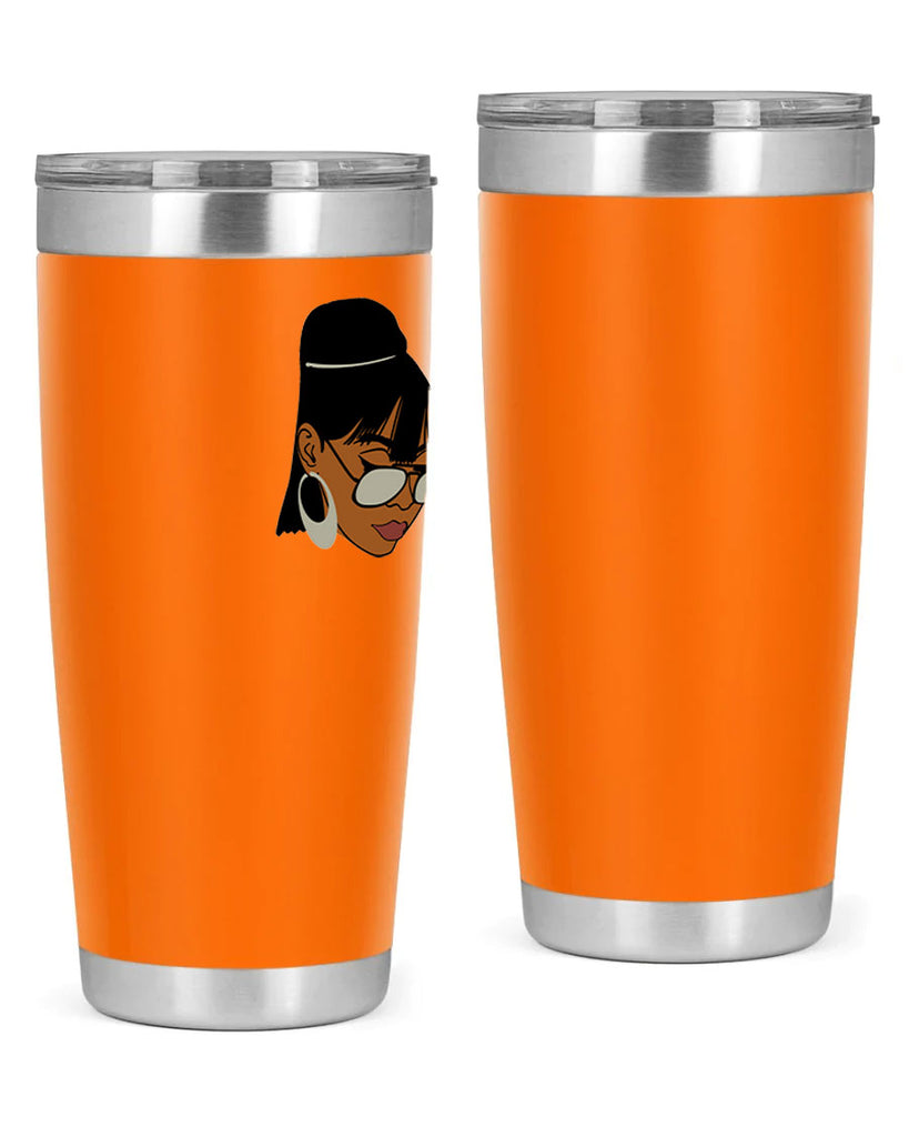 black afro 40#- women-girls- Tumbler