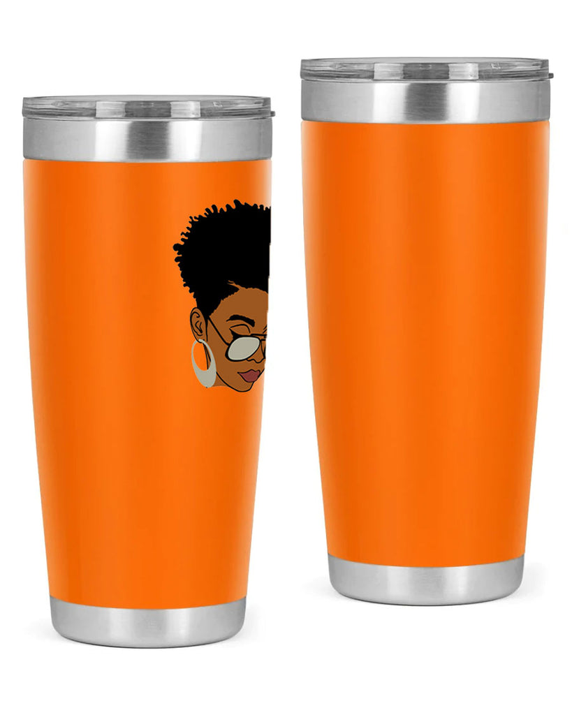 black afro 44#- women-girls- Tumbler
