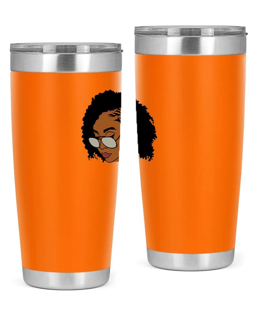 black afro 47#- women-girls- Tumbler