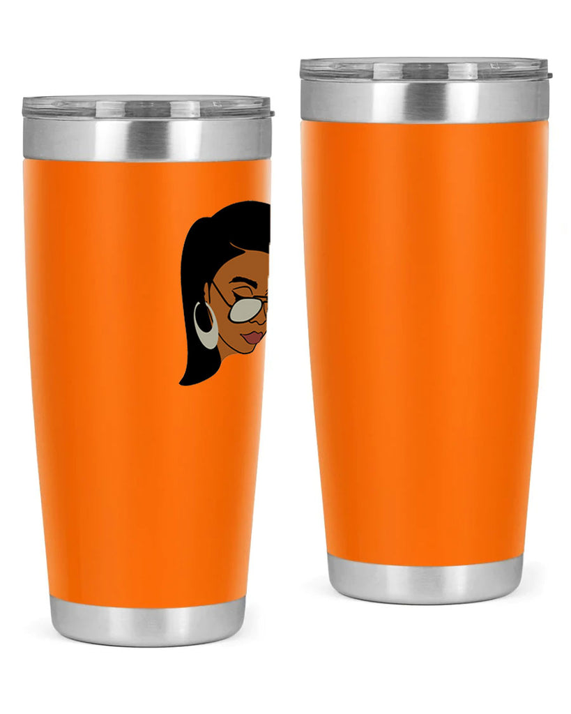 black afro 48#- women-girls- Tumbler