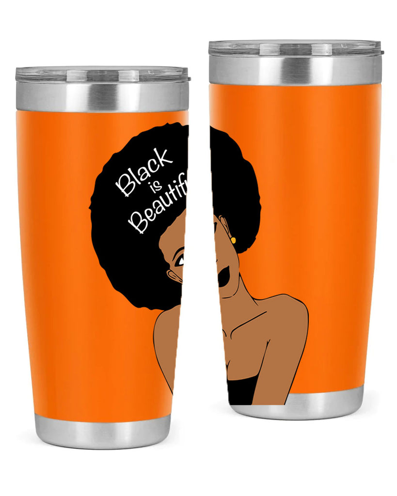 black is beautiful 13#- women-girls- Tumbler