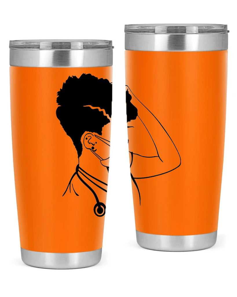 black nurse 3#- women-girls- Tumbler