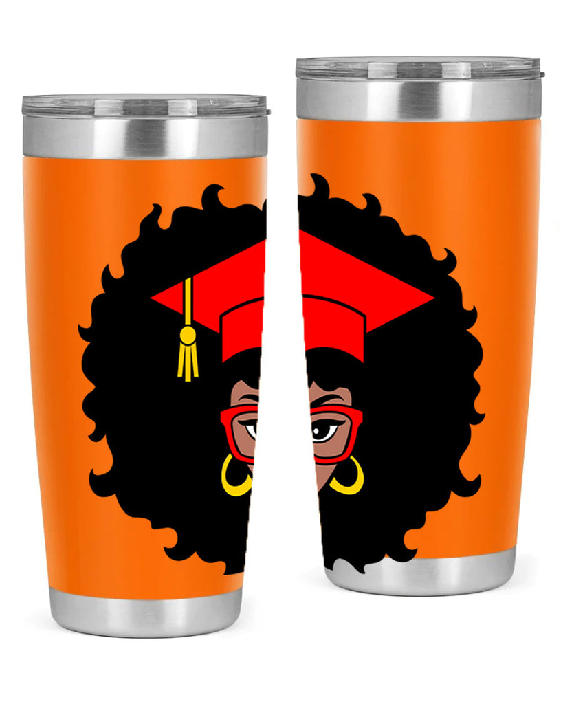 graduation black woman 32#- women-girls- Tumbler