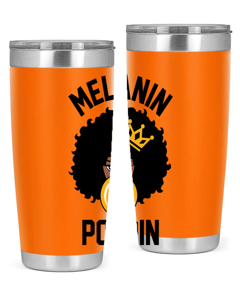 melanin poppin afro girl 25#- women-girls- Tumbler