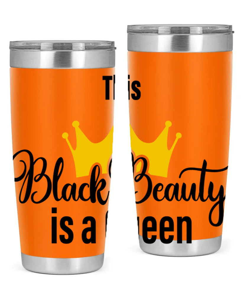 this black beauty is a queen Style 3#- women-girls- Tumbler