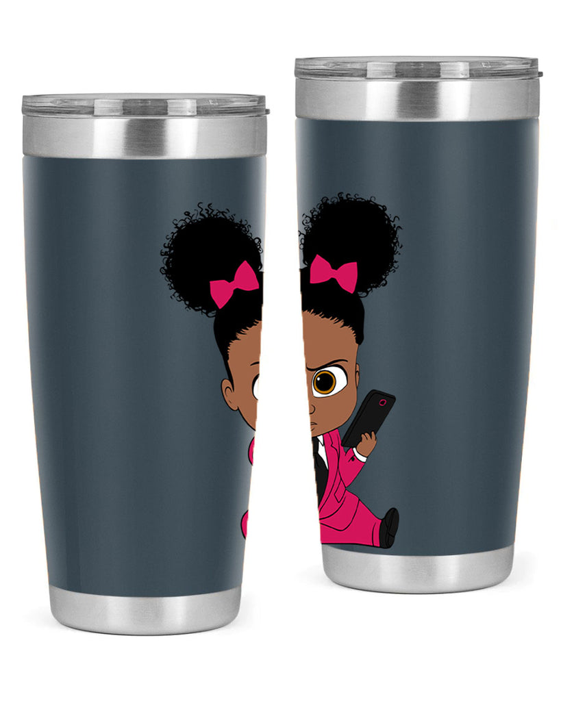 Black girl style 3#- women-girls- Tumbler