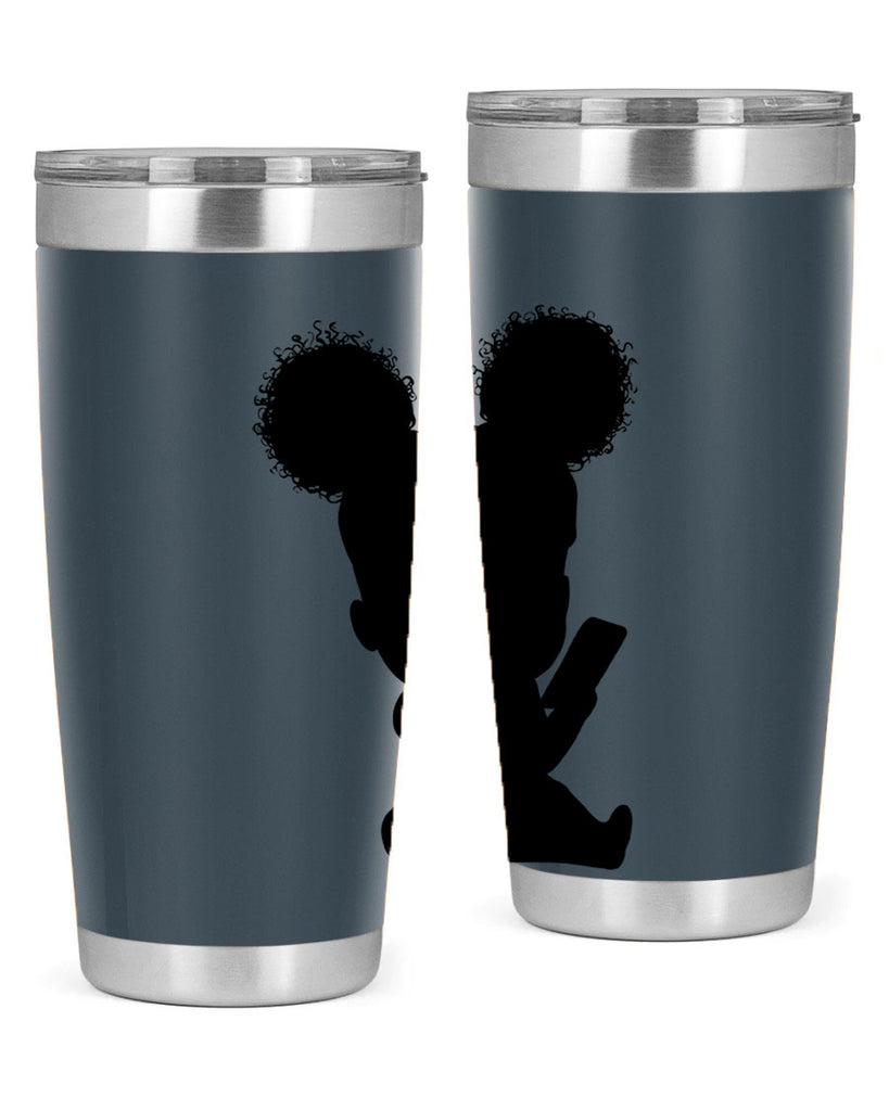 Black girl style 5#- women-girls- Tumbler