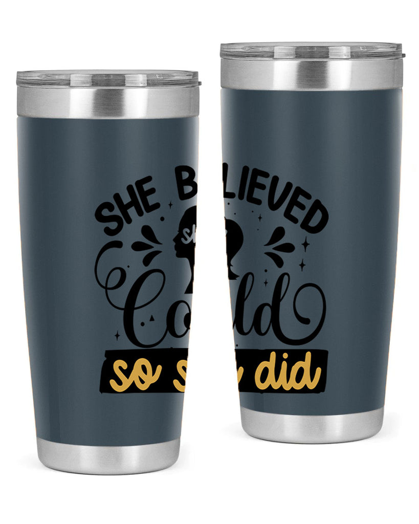 She believed she could she did Style 7#- women-girls- Tumbler