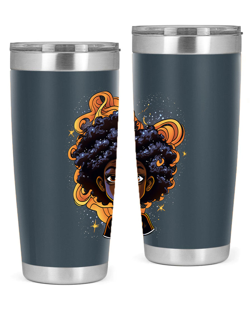 Sparkling Black Girl Design 12#- women-girls- Tumbler