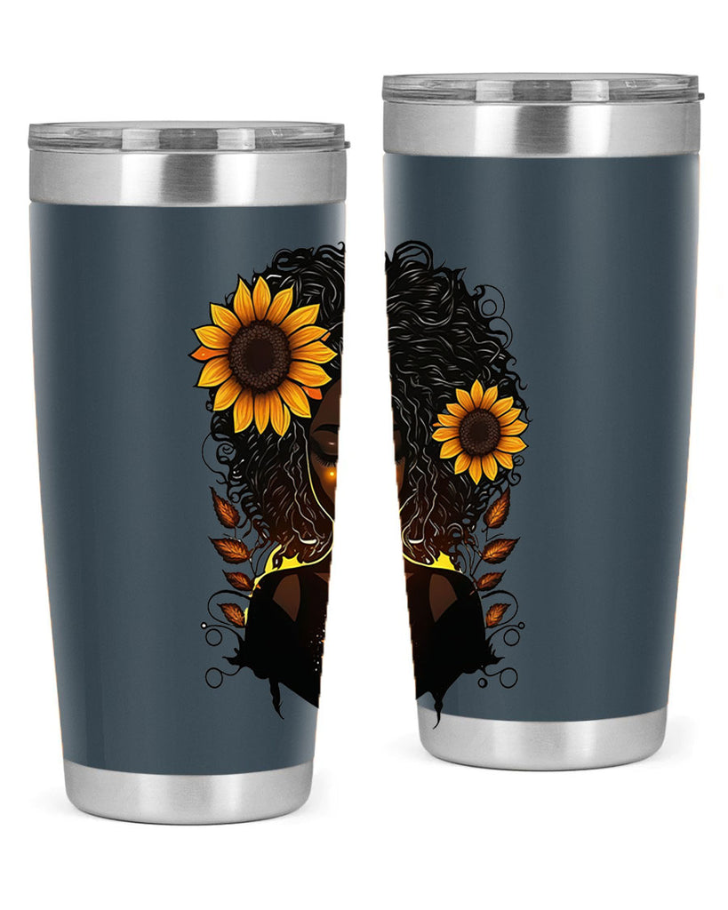 Sparkling Black Girl Design 13#- women-girls- Tumbler
