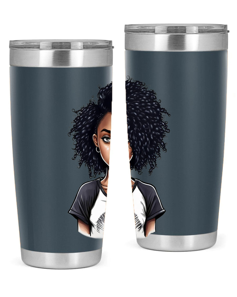 Sparkling Black Girl Design 18#- women-girls- Tumbler